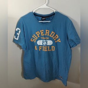 Superdry Track & Field 23 Tee. Size L.  US